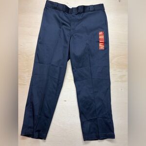 New Dickies 874 Original Fit Flex Men's Work Pants Size 42 x 30 Navy Blue